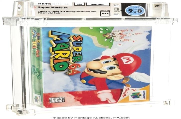 La copia sigillata di Super Mario 64 e stata venduta allasta per 1 ogxpNJ 1 1