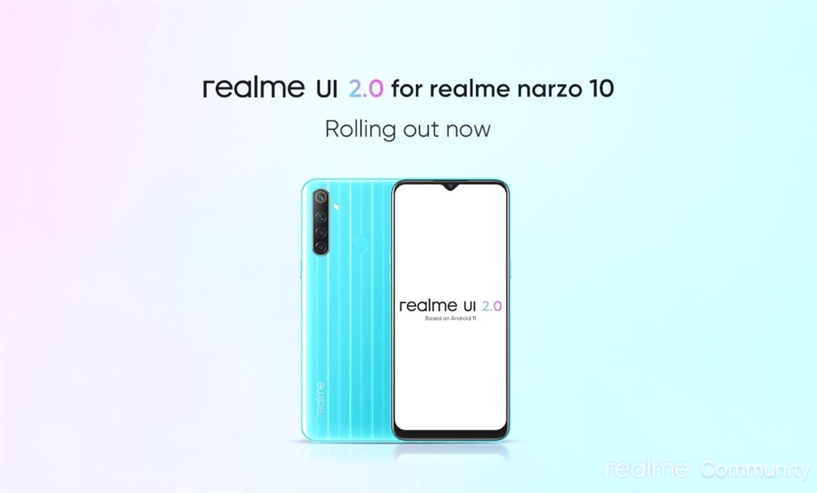 Realme Narzo 10 riceverebbe laggiornamento stabile di Android 11 bmk7B 1 1
