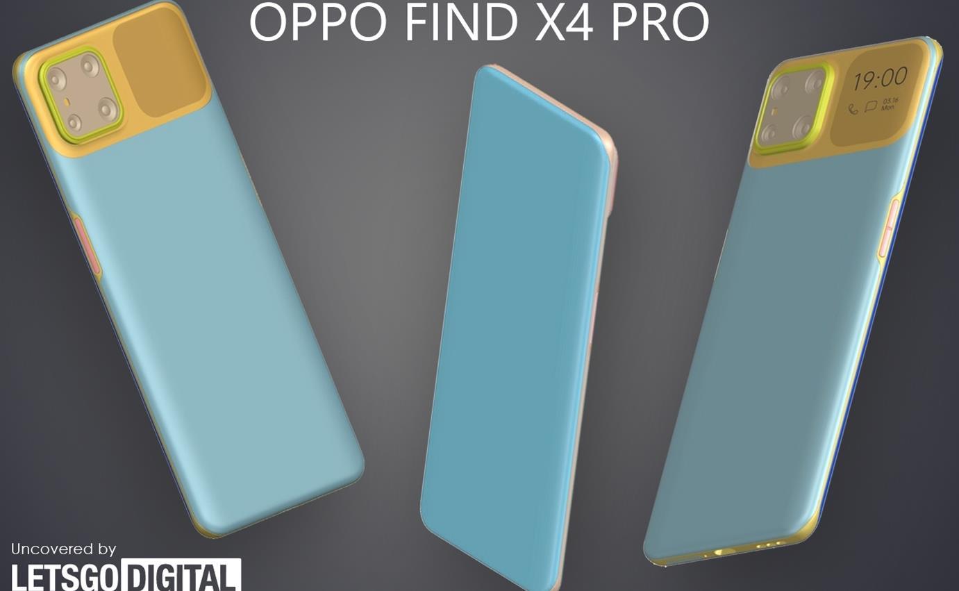 Oppo Find X4 Pro CAD renders e trapelato mostra un display molto x9lH5fgsg 2 4