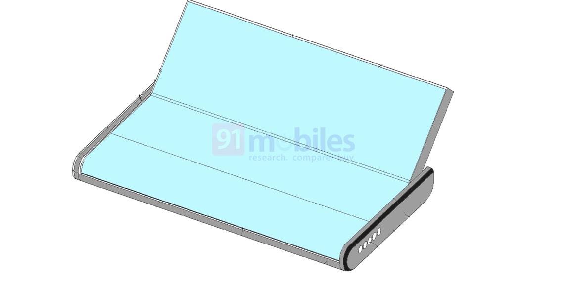 Samsung brevetta il design del telefono con display pieghevole e 4dJYox 2 4