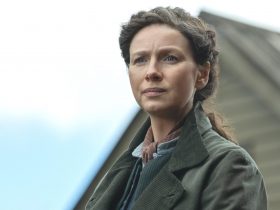 La Claire di Caitriona Balfe e incinta nella stagione 6 di Outlander INSm0 1 3