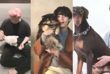 Membri di BTS e i loro adorabili animali domestici RMs Monie V Yeontan 55Nq8 1 27