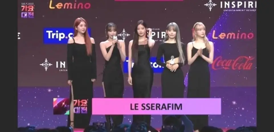 2023 SBS Gayo Daejeon Red Carpet Le Sserafim 5hyMu 11 13