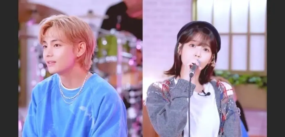 BTS V si unisce alle forze con IU per il suo prossimo video musicale pG8Y1H 1 1